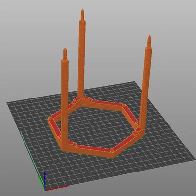 Khung đỡ cây lục giác xếp chồng (Stackable hexagon plant support)