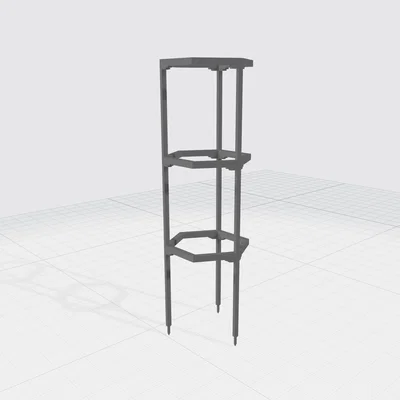 Khung đỡ cây lục giác xếp chồng (Stackable hexagon plant support)
