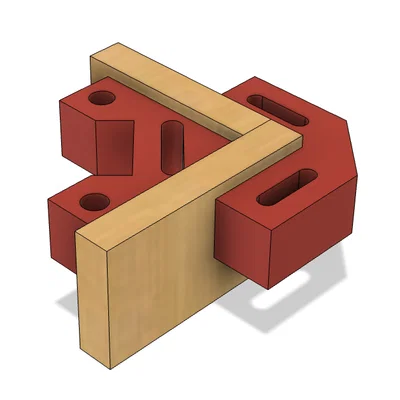 Bộ Kẹp Góc Vuông 90 Độ (Simple Corner Clamp) Cho Thợ Mộc