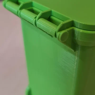 Bản lề cải tiến cho thùng rác mini để bàn 3D (Hinge)