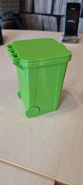 Bản lề cải tiến cho thùng rác mini để bàn 3D (Hinge) - Image 2