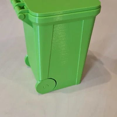 Bản lề cải tiến cho thùng rác mini để bàn 3D (Hinge)