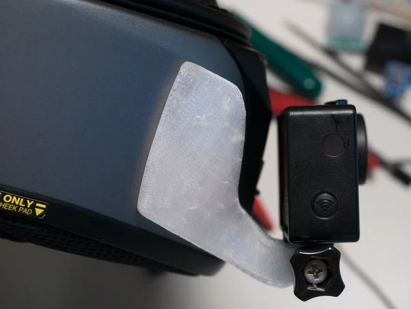 Ngàm gắn GoPro cho nón Shoei RF-SR (Shoei RF-SR Helmet GoPro Bracket) - Image 4