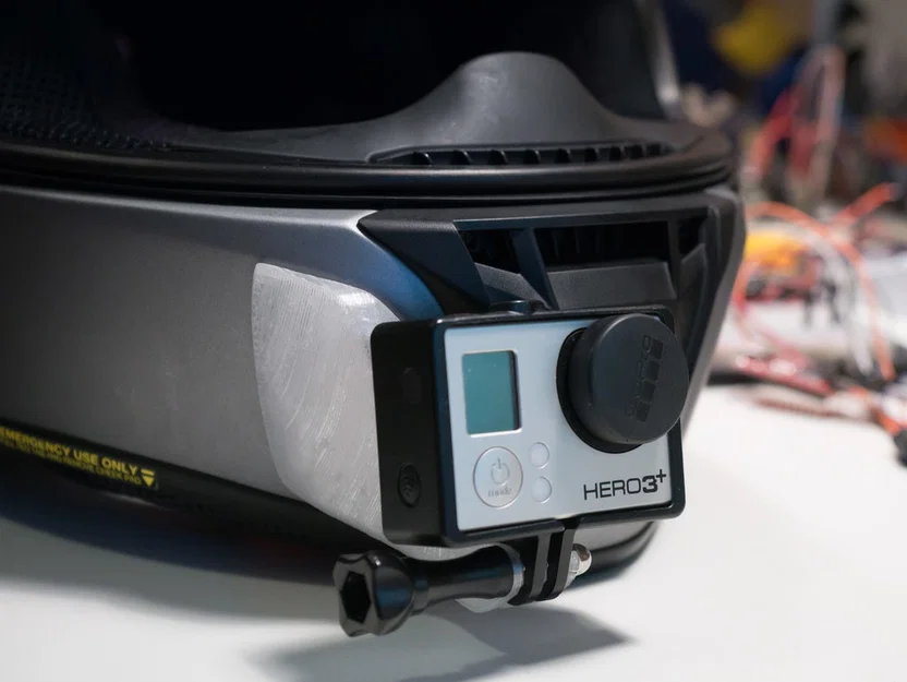Ngàm gắn GoPro cho nón Shoei RF-SR (Shoei RF-SR Helmet GoPro Bracket) - Image 6