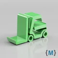Giá đỡ điện thoại 3D hình xe nâng hàng (Forklift Phone Holder) độc đáo - Thumbnail 1