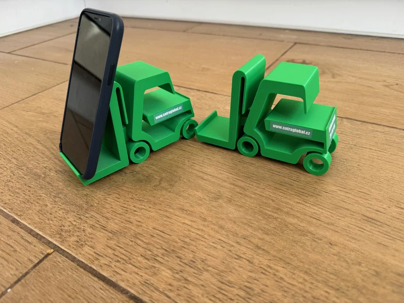Giá đỡ điện thoại 3D hình xe nâng hàng (Forklift Phone Holder) độc đáo - Image 2