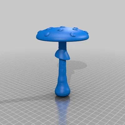 Mô hình Nấm Ma Thuật (Magical Mushroom 16) - File in 3D decor độc đáo