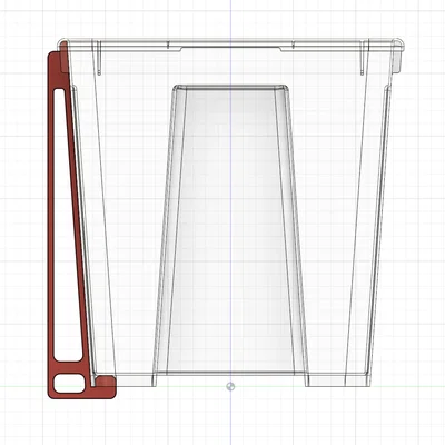 Giá treo tường cho hộp IKEA Samla 22L (IKEA Samla 22L box wall bracket)