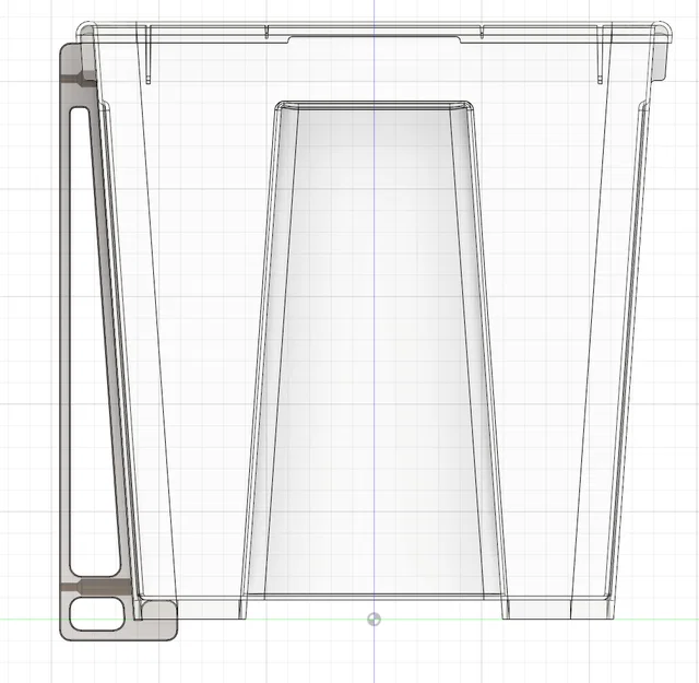Giá treo tường cho hộp IKEA Samla 22L (IKEA Samla 22L box wall bracket) - Image 4