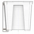 Giá treo tường cho hộp IKEA Samla 22L (IKEA Samla 22L box wall bracket) - Thumbnail 4