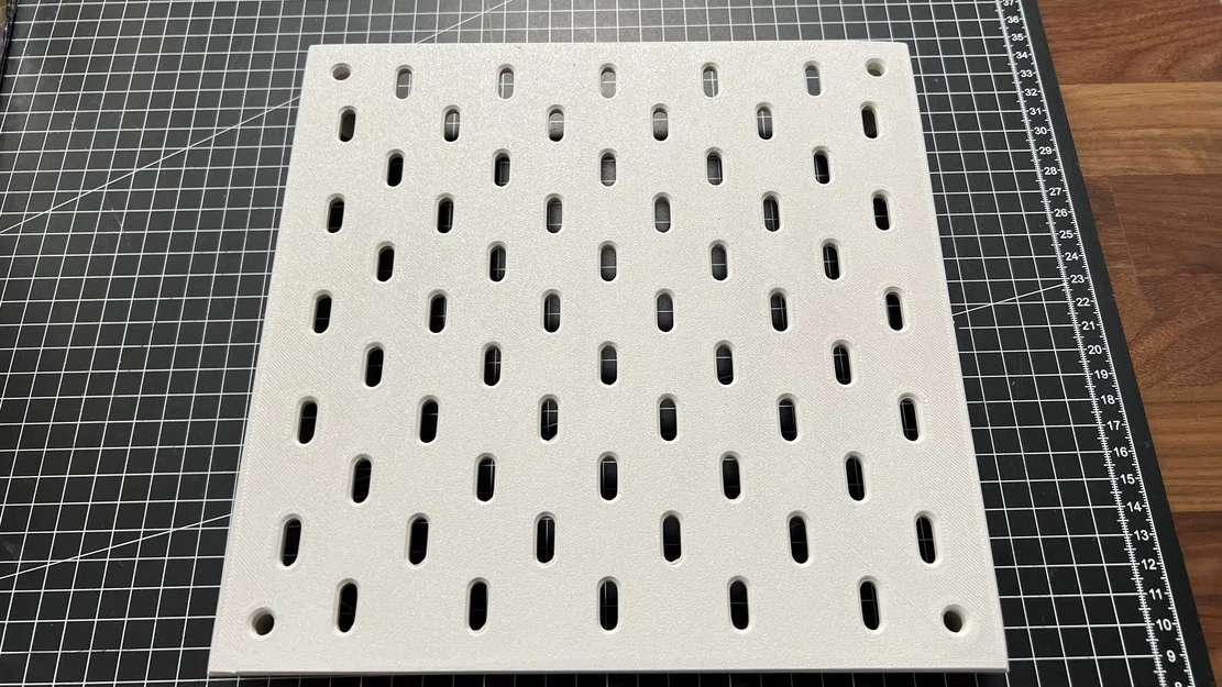Tấm panel tường IKEA Skadis kèm standoff 25mm: lỗ 6x6, 5x5, 4x4 & size khác - Image 1