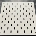 Tấm panel tường IKEA Skadis kèm standoff 25mm: lỗ 6x6, 5x5, 4x4 & size khác - Thumbnail 1