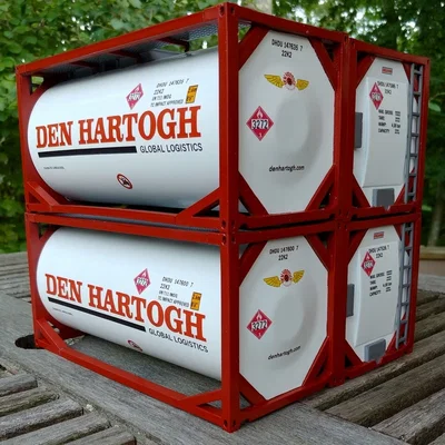 ISO Tank Container 20' cho Garden Railroad – tỉ lệ 1:29 tương thích
