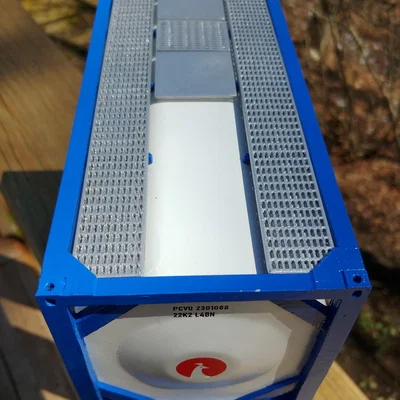 ISO Tank Container 20' cho Garden Railroad – tỉ lệ 1:29 tương thích