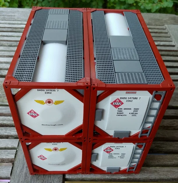 ISO Tank Container 20' cho Garden Railroad – tỉ lệ 1:29 tương thích - Image 5