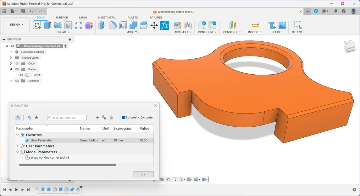 Dụng cụ bo góc mộc (Woodworking Corner fillet tool) - Image 3