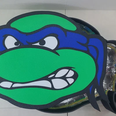 Hộp Đèn Đầu Ninja Turtle (Ninja Turtle Head Lightbox)