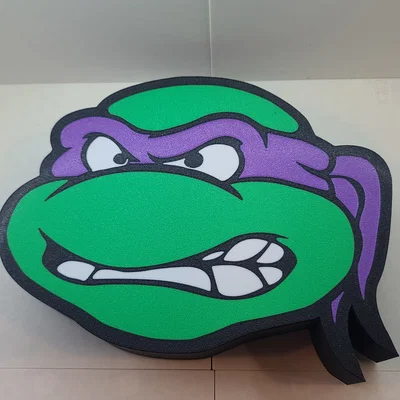 Hộp Đèn Đầu Ninja Turtle (Ninja Turtle Head Lightbox)