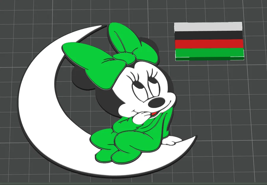 Mô hình 3D Mickey và Minnie trang trí cực dễ thương cho gia đình - Image 3