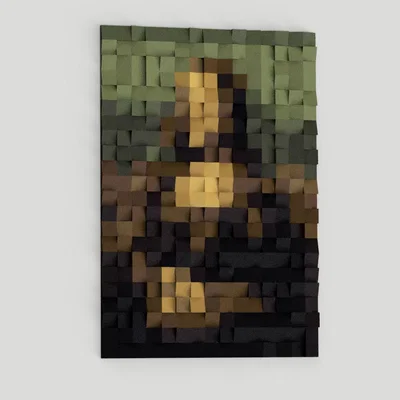 Harmonix Mosaic Acoustic Diffuser Short - Wall Art (Tranh tường tán âm 3D)