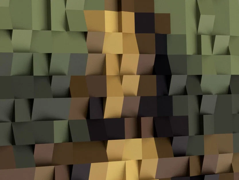 Harmonix Mosaic Acoustic Diffuser Short - Wall Art (Tranh tường tán âm 3D) - Image 2