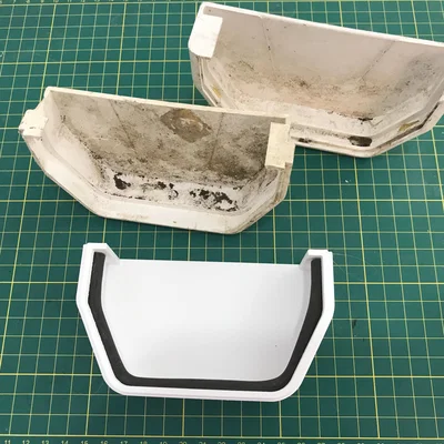 Nắp bịt đầu máng xối (Rain Gutter End Cap)