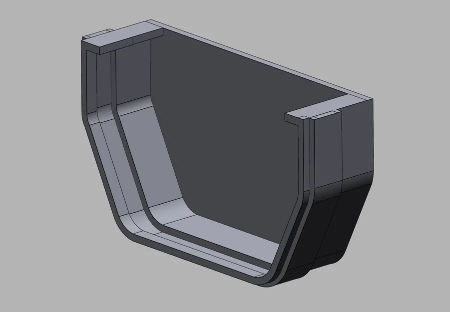 Nắp bịt đầu máng xối (Rain Gutter End Cap) - Image 2