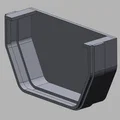Nắp bịt đầu máng xối (Rain Gutter End Cap) - Thumbnail 2