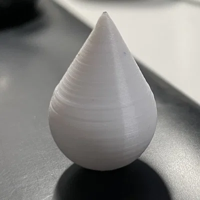 Mô hình trang trí hình giọt nước 3D (Drop) - File STL chất lượng