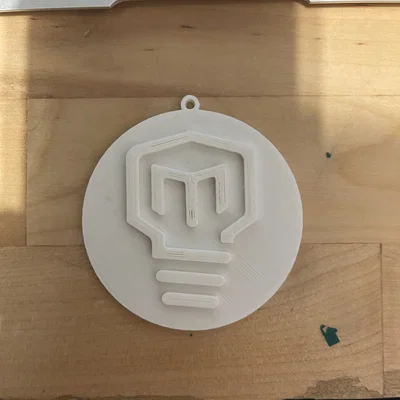 Móc khóa logo Mark Rober in 3D – Phụ kiện độc đáo cho fan sáng tạo