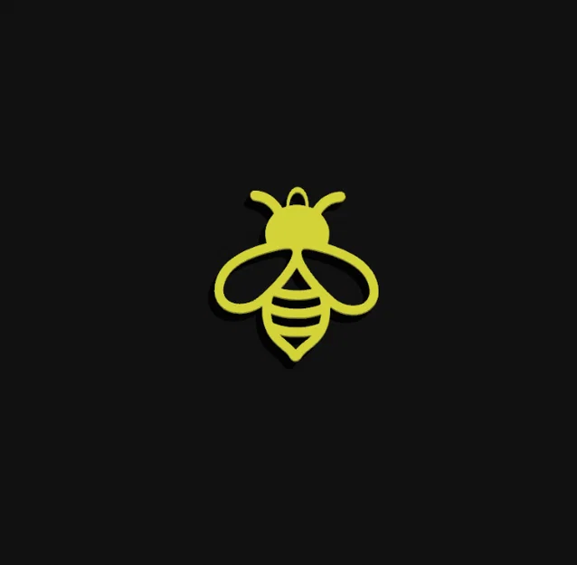 Mẫu in 3D hoa tai hình con ong (BEE EARRING) độc đáo - Image 1