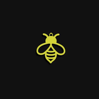 Mẫu in 3D hoa tai hình con ong (BEE EARRING) độc đáo