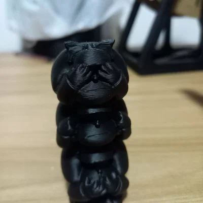 Tótem Mafalda sabiduria (no veo, no escucho, no hablo)