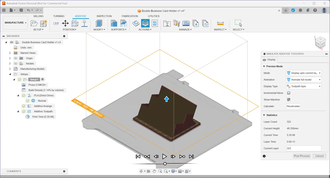 Khay Đựng Danh Thiếp 2 Tầng (Business Card Holder - Double) - Image 2