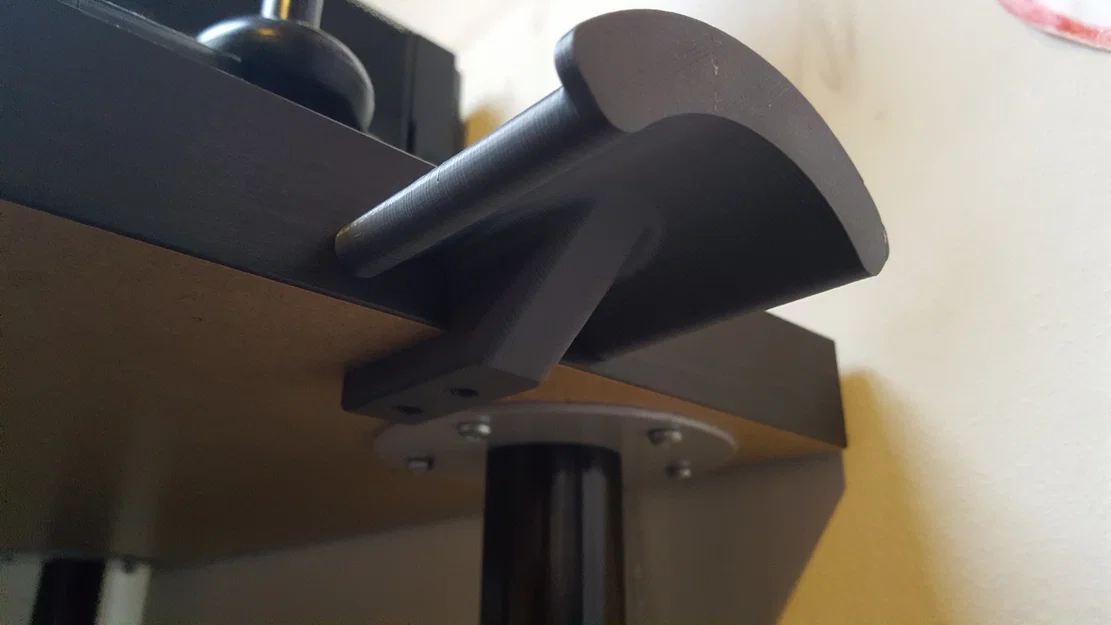 Giá treo tai nghe gắn dưới mặt bàn (Desk Mounted Headphone Holder) - Image 6