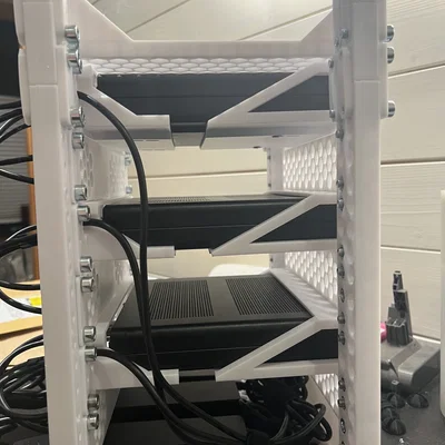 Ngàm rack 10" xuôi/ngược cho HP EliteDesk/ProDesk G1-G3 (bản ngắn)
