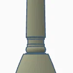 Tẩu thổi (Mouthpiece) 3D cho kèn Trombone và Trumpet