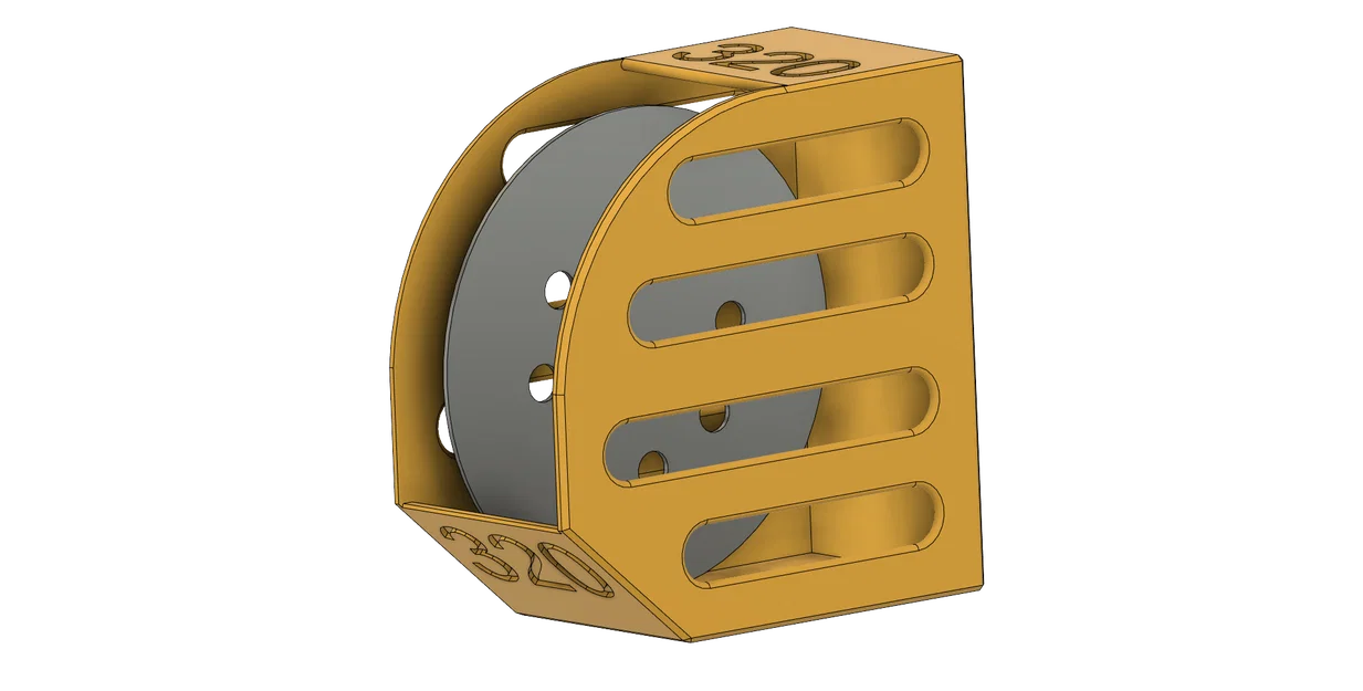 Khay/giá đựng giấy nhám tròn 5 inch - Image 1