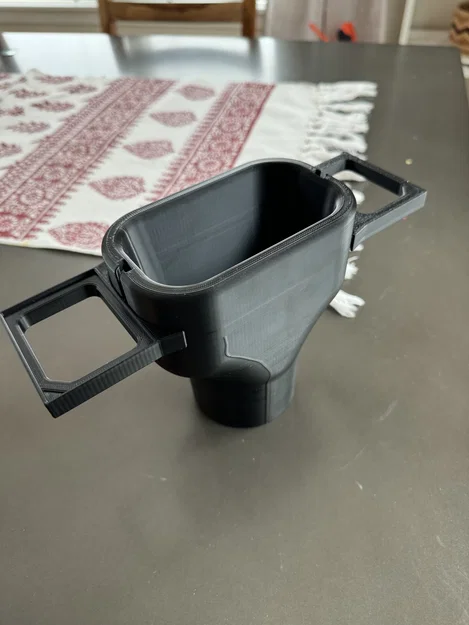 Giá đỡ khoai tây chiên cho cup holder ô tô (kèm khay sốt) - Image 3