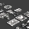 Street Art Coaster Pack – Bộ lót ly phong cách street art - Thumbnail 2