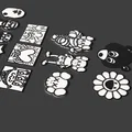Street Art Coaster Pack – Bộ lót ly phong cách street art - Thumbnail 3