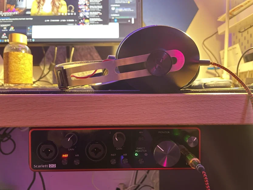 Giá treo dưới bàn cho Focusrite Scarlett 2i2 (under desk mount) - Image 1