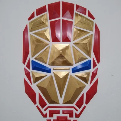 Tranh treo tường mũ Ironman (Ironman Helmet wall art)