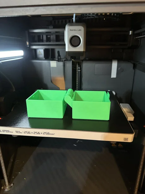 Hộp 3 inch Print-in-Place Hinge với nắp khóa (Locking Lid) - Image 2