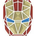 Tranh treo tường mũ Ironman (Ironman Helmet wall art) - Thumbnail 2