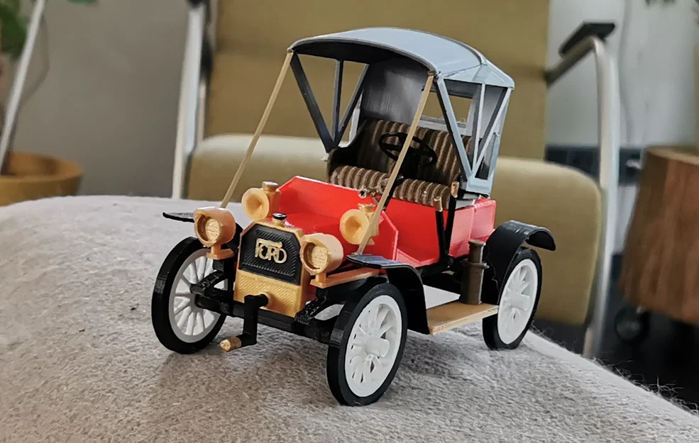 Mô hình xe cổ Ford Model S Roadster 1908 tỉ lệ 1:18 ấn tượng - Image 2