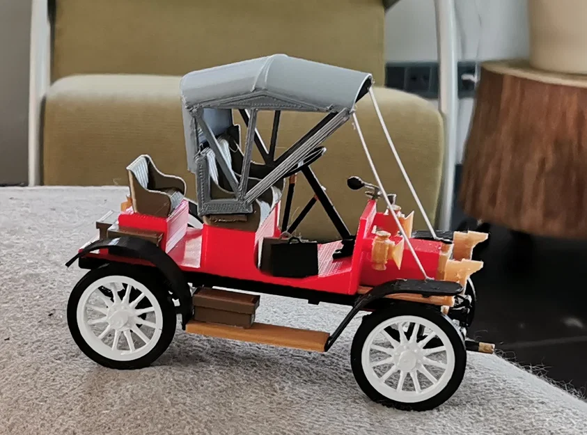 Mô hình xe cổ Ford Model S Roadster 1908 tỉ lệ 1:18 ấn tượng - Image 3