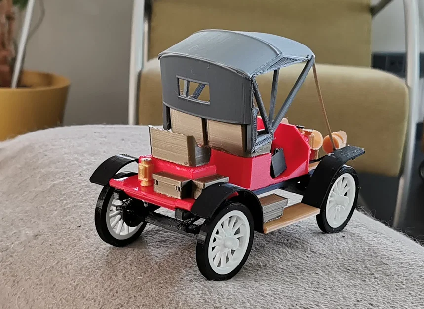Mô hình xe cổ Ford Model S Roadster 1908 tỉ lệ 1:18 ấn tượng - Image 5