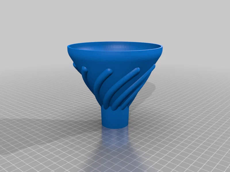 Phễu turbo DDL (remix) – tùy chỉnh dễ trên Fusion 360 - Image 1