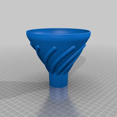 Phễu turbo DDL (remix) – tùy chỉnh dễ trên Fusion 360